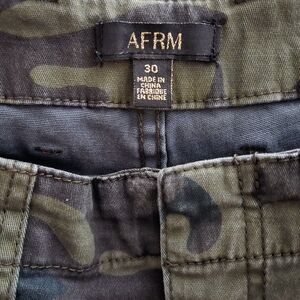 AFRM Green and Brown Camouflage Trousers